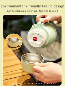 Vaso Térmico de Gran Capacidad para Niñas con un Diseño Estético Atractivo, Termo de Acero Inoxidable 316 con Tapa - Product Image 6