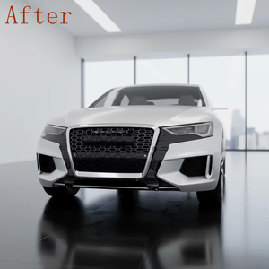 Calandre avant en fibre de carbone, Grille avant pour Q5 SQ5 2013 2014 2015 - Product Image 5