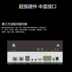 Boîtier d'ordinateur embarqué Geshem Ai Edge Computing Box Intel N100 pour système de surveillance de plateforme intelligente - Product Image 1