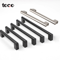 TOCO moderne en forme de U rétro tiroir d'angle meubles en zinc armoires de cuisine bouton tirer poignées pour commode chambre salon hôtel