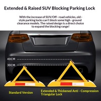 Dinghong Car Parking Space Lock Thickened Fixed Triangular Stake No-Drill Installation High-Intensity Prismatic Carbon Steel