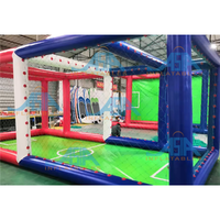 Personnalisé Commercial PVC Drone Ballon de Football Arène Gonflable Drone Tente Cage Gonflable à Vendre