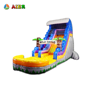 <span class=keywords><strong>Toboggan</strong></span> aquatique gonflable de 20 pieds, <span class=keywords><strong>toboggan</strong></span> aquatique gonflable WILD THING <span class=keywords><strong>avec</strong></span> éclairage LED, en vente - Product Image 1