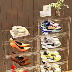 עיצוב חדש מתקפל פלסטיק שקוף 37*26*20 ס "מ קופסאות נעליים - Product Image 6
