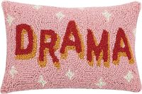 Housse de coussin brodée de luxe pour la décoration intérieure, avec lettres amusantes, faite à la main, douce et chaude, avec crochet pour utilisation hôtelière
