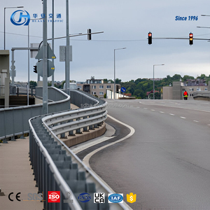 Tiêu chuẩn quốc tế đường cao tốc bảo vệ đường ray CE ISO chứng nhận W chùm rào cản thép q235b s355jr mạ kẽm vật liệu kim loại - Product Image 6