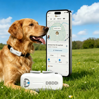 Collar Inteligente para Perros con GPS 4G, Plástico, Ubicación en Tiempo Real, Alertas de Geocerca, Luz LED, Indicaciones Sonoras, Monitor de Salud, Diagnóstico por IA