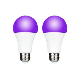 <span class=keywords><strong>Bombilla</strong></span> LED <span class=keywords><strong>UV</strong></span> Púrpura E27, 85-265V de Amplio Voltaje, Luz <span class=keywords><strong>UV</strong></span> de Plástico-Aluminio de 60mm para Fiestas, Casas Encantadas, Decoración Fluorescente - Product Image 5