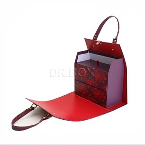 Sacs d'extension de boîte d'emballage de faisceaux de cheveux avec la boîte de rangement de cadeau de cheveux d'armure humaine de satin avec la fermeture pour le papier d'accessoires de perruque - Product Image 3