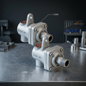 Junta Rotatoria Dúplex KJC para Vapor y Aceite a Alta Temperatura 15A~80A, Serie KR 3000/3200, Unión de Sellado Esférico Autoportante - Product Image 3