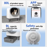 Bac à litière pour chat intelligent, automatique, écologique, design rond en ABS, fonction désodorisante, autonettoyant, grande capacité