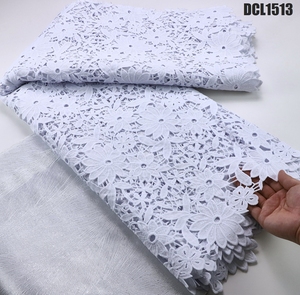 Élégante Dentelle Guipure à Cordon d'Angleterre, Dentelle de Mariage Africaine Française, Tissu Brodé pour Robe de Mariée Femme - Product Image 2