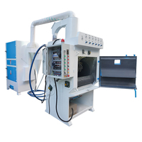Cabine de sablage à bande rotative automatique haute durabilité pour le nettoyage de pièces métalliques en lot