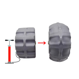<span class=keywords><strong>Ruedas</strong></span> de Repuesto Antideslizantes de PU de 8.38X3.54cm para Carritos de Playa, Remolques de <span class=keywords><strong>Kayak</strong></span> y Accesorios - Product Image 2