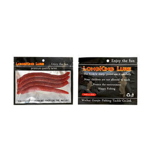 Nouveau modè<span class=keywords><strong>le</strong></span> <span class=keywords><strong>de</strong></span> leurre souple bionique en PVC noir <span class=keywords><strong>de</strong></span> 3 pouces et 4 pouces, appât en forme <span class=keywords><strong>de</strong></span> <span class=keywords><strong>vers</strong></span> <span class=keywords><strong>de</strong></span> <span class=keywords><strong>terre</strong></span> pour la pêche <span class=keywords><strong>au</strong></span> black bass et aux poissons d'eau salée, poisson-chat, tilapia - Pêche en rivière - Product Image 1