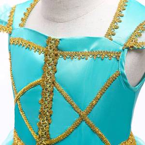Robe de princesse Jasmine pour fille, costume arabe pour Halloween, anniversaire, cosplay, fête, carnaval - Product Image 5