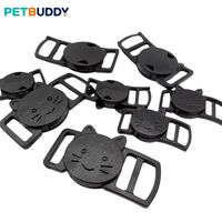 Collier pour chat en paracorde avec boucle de sécurité incurvée en plastique en forme de tête de chat