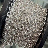 Bijoux personnalisés en argent Sterling tendance 6.5mm 8mm 8.5mm 925 Silver Rolo Cable Link Chain Belcher Collier Hommes Femmes Bijoux