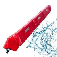 Barrera de Control de Inundaciones de Plástico ABS en Forma de L, Móvil y Desmontable, Dispositivo de Control de Inundaciones para Garajes Subterráneos