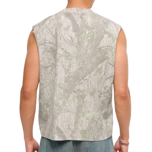 Débardeur pour homme en coton 100% avec logo personnalisé et motif de dessin animé, débardeur de haute qualité pour homme - Product Image 4