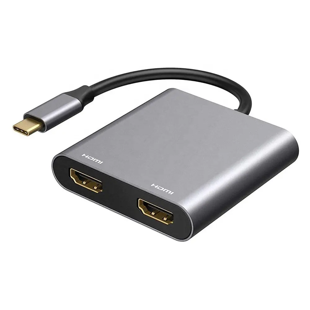 USB C zu Dual 4K HDMI Adapter Hub für MacBook Pro und mehr