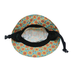 Tùy Chỉnh Thăng Hoa Đầy Đủ In Bãi Biển Không Thấm Nước Mùa Hè Mũ Chất Lượng Cao Unisex <span class=keywords><strong>Surf</strong></span> Xô Hat Với An Toàn Dây Đeo Cằm - Product Image 6