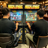 Borne d'arcade sur le thème de Mortal Kombat, 2 joueurs, armoire verticale, fonctionne à pièces, jeux de combat 3D, console de jeu d'arcade rétro