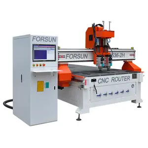 FORSUN Jinan technology multi heads cnc router machine best price making money with cnc router