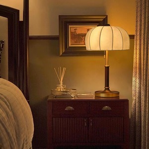 Lámpara de mesa minimalista moderna E27 con interruptor LED para sala de estar, dormitorio, estudio, iluminación decorativa - Product Image 2