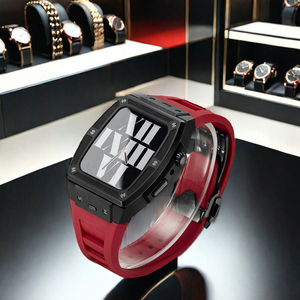 Cassa in Metallo di Lusso con Logo Personalizzato, Alta Qualità in Acciaio Inossidabile 316L per <span class=keywords><strong>Apple</strong></span> <span class=keywords><strong>Watch</strong></span> Serie 6 <span class=keywords><strong>7</strong></span> 8 9 - Product Image 3