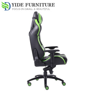 Sedia da Ufficio Ergonomica in Pelle di Grandi Dimensioni per Computer e Gaming, Colore <span class=keywords><strong>Verde</strong></span> - Product Image 5