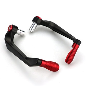 แฮนด์มอเตอร์ไซค์อลูมิเนียม22มม. อุปกรณ์ป้องกันมือสำหรับ <span class=keywords><strong>Vespa</strong></span> GTS 250 <span class=keywords><strong>300</strong></span> Sprint Primavera 150 LX <span class=keywords><strong>PX</strong></span> 125 200 - Product Image 2