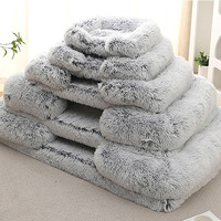 Coussin Rectangulaire en Peluche pour Animaux de Compagnie – Lit Chaud en Polaire à Poils Longs pour Chiens et Chats – Tapis Hivernal pour Chiens – Coussin pour Animaux – Fournitures pour Animaux de Compagnie en Gros