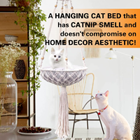 Boho tissé à la main chat balançoire hamac accrocher sur mur lit Pet Cage hamacs pour dormir et grimper