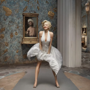 Statua di <span class=keywords><strong>Marilyn</strong></span> <span class=keywords><strong>Monroe</strong></span> in Marmo Scolpito a Grandezza Naturale, Prezzo di Fabbrica Personalizzato - Product Image 2