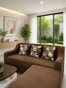 Ensemble de sièges modulaires raffinés Sudut Athena avec revêtement en tissu personnalisé pour salon moderne - Product Image 4