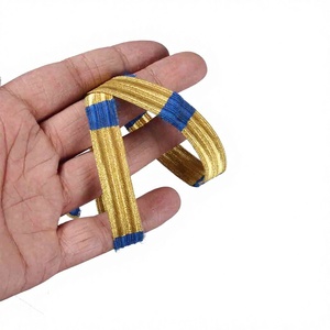 Cordón Trenzado Dorado Hecho a Mano Personalizado, Hilo de Alambre de Oro para Uniformes Ceremoniales, Adorno Decorativo Trenzado en Color y Ancho Personalizados - Product Image 2