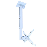 Support de projecteur multifonctionnel à suspendre, support de projecteur universel pour bureau, plafond, mur, réglable en hauteur, angle d'inclinaison