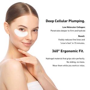 Mascarilla <span class=keywords><strong>de</strong></span> <span class=keywords><strong>Hidrogel</strong></span> <span class=keywords><strong>de</strong></span> Colágeno Vegano para Ojos, Parches Transparentes Antiarrugas - Product Image 3