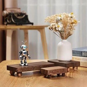 Base <span class=keywords><strong>de</strong></span> madera moderna apilable para velas, aceites esenciales y recuerdos para cocina/baño. Base <span class=keywords><strong>de</strong></span> exhibición <span class=keywords><strong>de</strong></span> madera. - Product Image 5