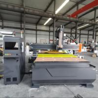 Usine 2000*4000mm ATC cnc machine de découpe tour à métaux noir épaissi table d'adsorption sous vide