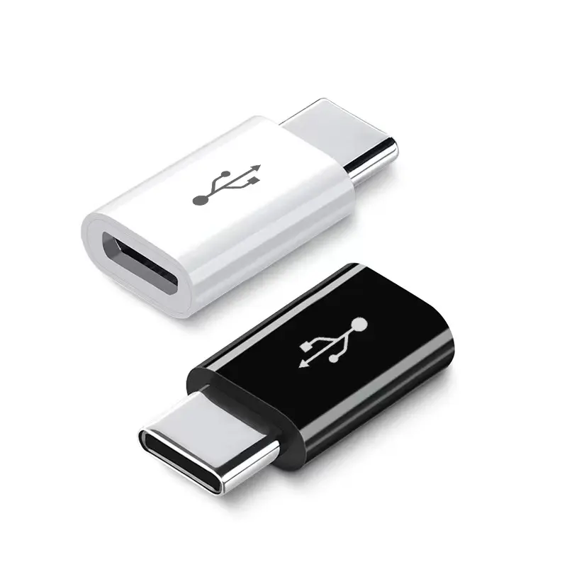 Amazon Hot Sell Female Micro USB to Type C Male OTG Charging and Data Adapter Converter Connector