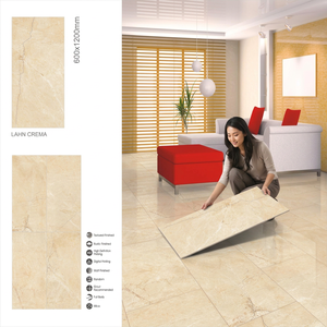 9mm Thick Episodi Ivory Glazed Porcelain Floor <b>Wall</b> Tiles For Outdoor Project - Product Image 5