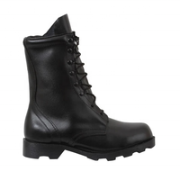 Bottes d'entraînement en cuir pleine fleur de 10 pouces avec talon renforcé, semelle antidérapante en caoutchouc, fermeture Speedlace, bottes tactiques d'urgence toutes usages