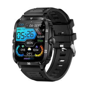 V71 su geçirmez 3ATM Smartwatch spor Fitness takip chazı akıllı bilezik kan basıncı nabız erkekler kadınlar akıllı saatler