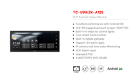 Intercomunicador Inteligente para el Hogar Taichuan de 12 Pulgadas, Acero Inoxidable, IP, Tuya, Zigbee, Gateway, PoE, Bluetooth, Panel Todo en Uno