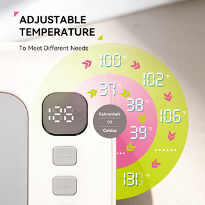 Manter quente por 24 horas DC 5V 2A 10W 38-55 ℃   Aquecedor de Lenços Umedecidos Elétrico Inteligente com Temperatura Constante e Luz Noturna - Product Image 4