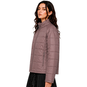 Fabricant de vestes matelassées pour femmes sur mesure OEM, veste d'hiver chaude en coton matelassé, veste rembourrée - Product Image 2