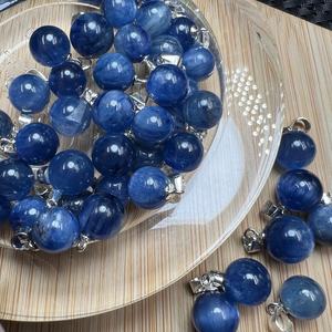 Venta al por mayor Lan <span class=keywords><strong>Jing</strong></span> S925 Conjunto de plata con colgantes de cuentas redondas de cristal Pequeña piedra redonda Cuenta Suncatcher - Product Image 4