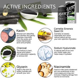 Masker Tongkat Tanah Liat Vitamin C, Perawatan Jerawat Pengontrol Minyak Kosmetik Tanah Liat Padat Kulit Bersih Kualitas Tinggi - Product Image 5